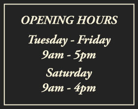 Our Opening Hours